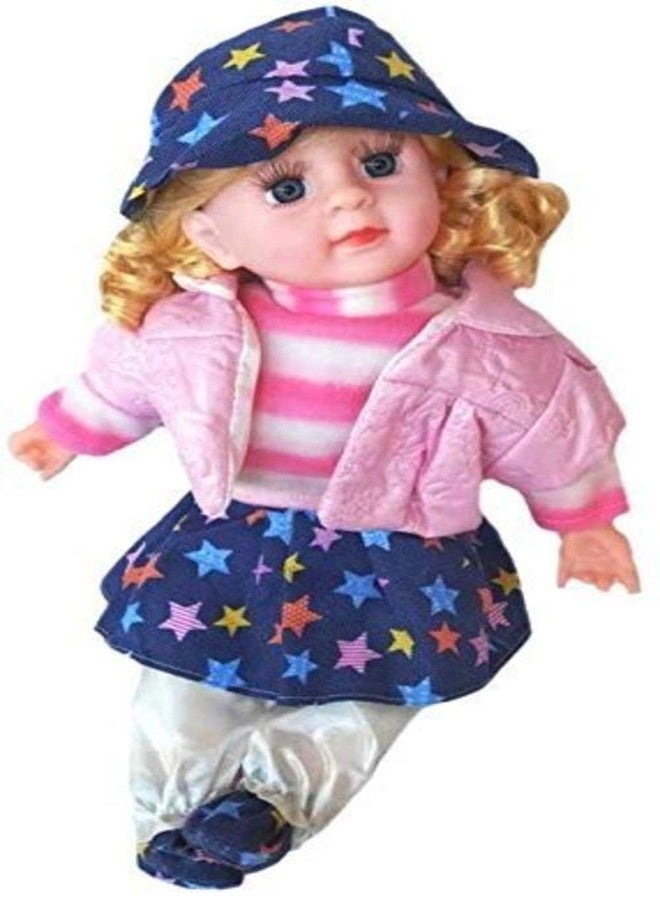 KAVID Good Looking Girl Baby Doll Singing Songs (40 cm; Multicolour) - Image 3